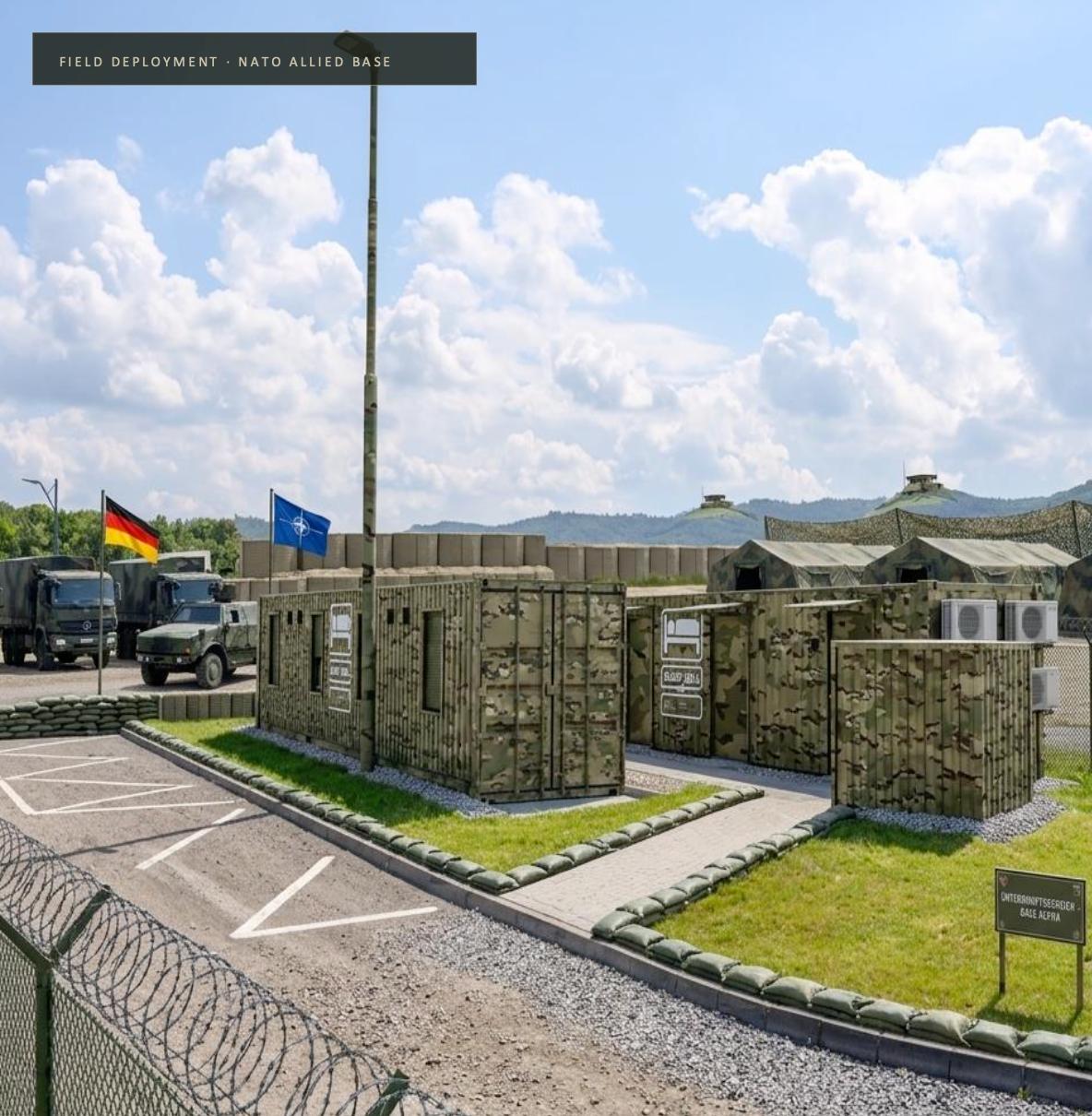 Feldeinsatz · NATO-Stützpunkt
